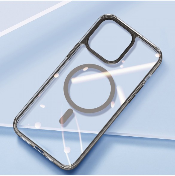 Dux Ducis Clin2 fodral till iPhone 14 Pro magnetiskt skal MagSafe grå