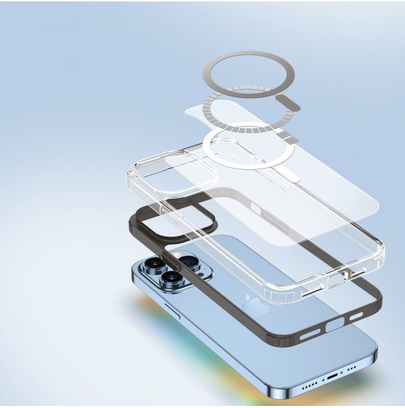Dux Ducis Clin2 fodral för iPhone 14 Pro magnetiskt MagSafe skal blå
