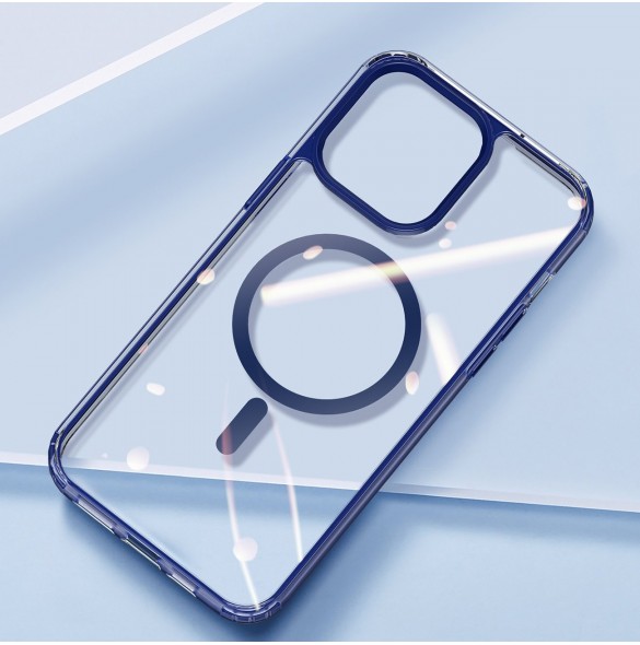 Dux Ducis Clin2 fodral för iPhone 14 Pro magnetiskt MagSafe skal blå