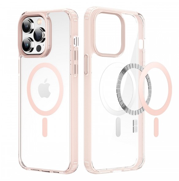 Dux Ducis Clin2 fodral till iPhone 14 Pro magnetiskt MagSafe skal rosa