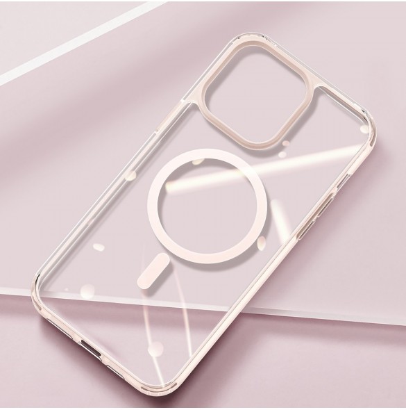 Dux Ducis Clin2 fodral till iPhone 14 Pro magnetiskt MagSafe skal rosa