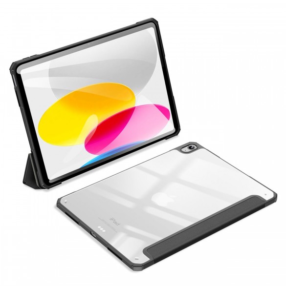 Dux Ducis Copa fodral för iPad 10,9'' 2022 (10 gen.) smart skalställ svart