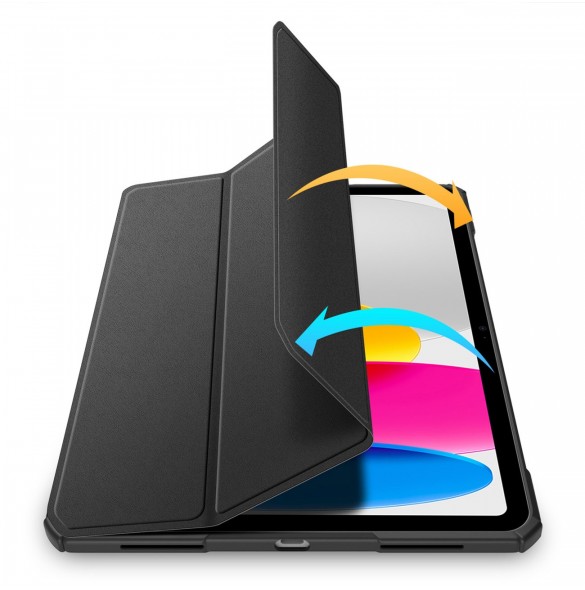 Dux Ducis Copa fodral för iPad 10,9'' 2022 (10 gen.) smart skalställ svart