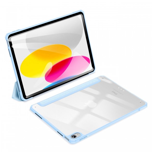 Dux Ducis Copa fodral för iPad 10,9'' 2022 (10 gen.) smart skalställ blå