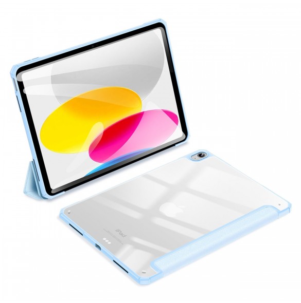 Dux Ducis Copa fodral för iPad 10,9'' 2022 (10 gen.) smart skalställ blå