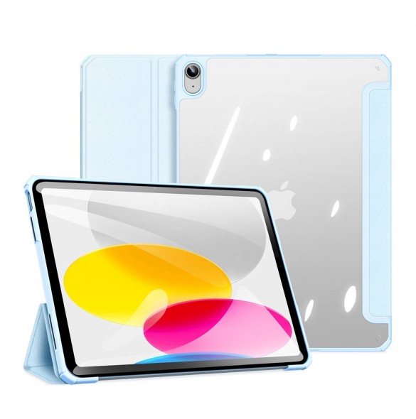 Dux Ducis Copa fodral för iPad 10,9'' 2022 (10 gen.) smart skalställ blå