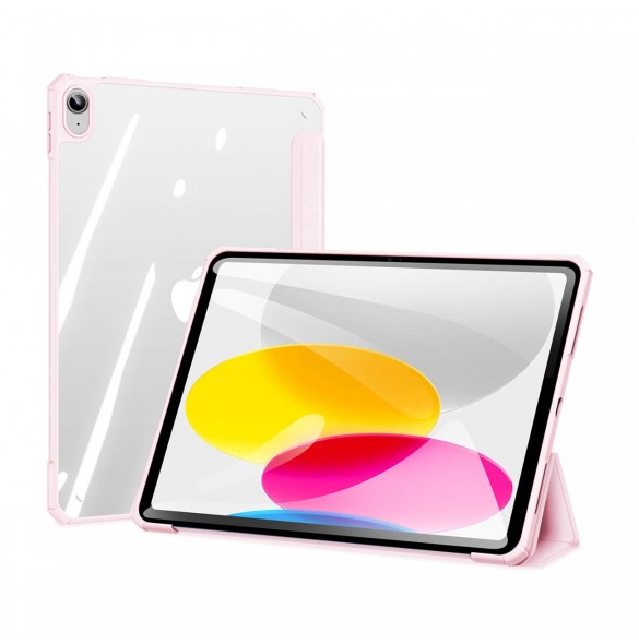 Dux Ducis Copa-fodral för iPad 10,9'' 2022 (10 gen.) smart skalställ rosa