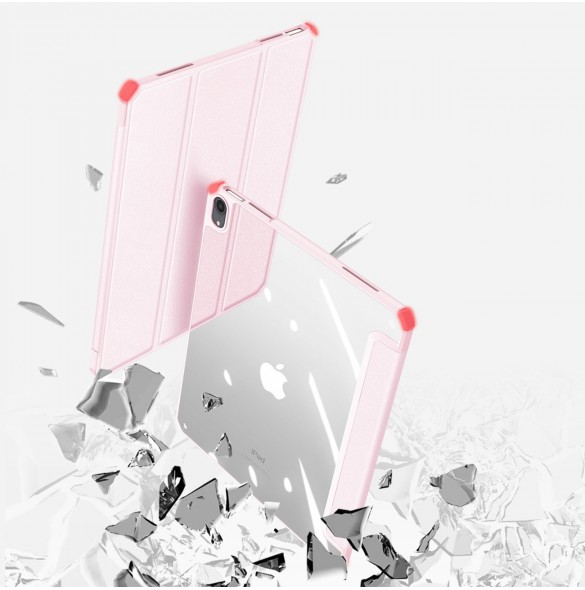 Dux Ducis Copa-fodral för iPad 10,9'' 2022 (10 gen.) smart skalställ rosa