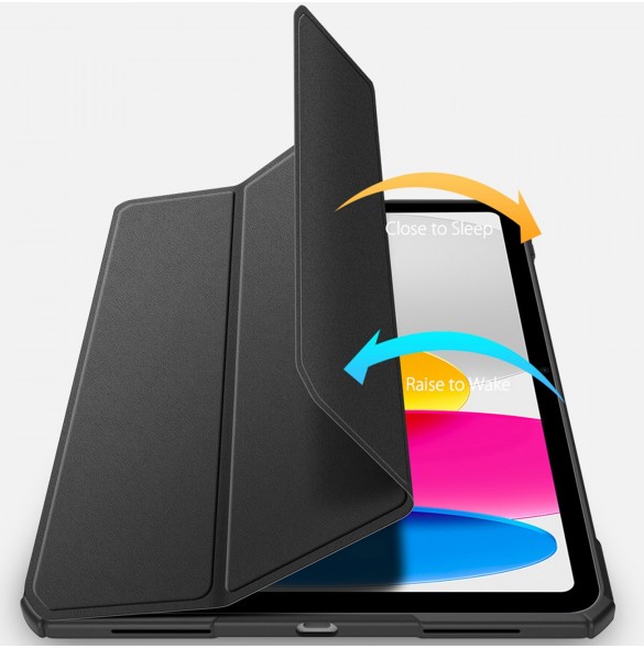Dux Ducis Copa-fodral för iPad 10,9'' 2022 (10 gen.) smart skalställ rosa
