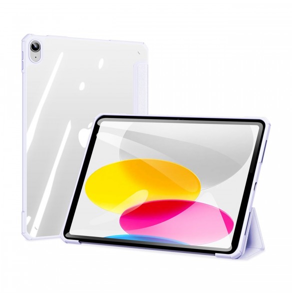 Dux Ducis Copa fodral för iPad 10,9'' 2022 (10 gen.) smart skalställ lila
