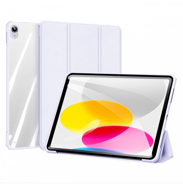 Dux Ducis Copa fodral för iPad 10,9'' 2022 (10 gen.) smart skalställ lila