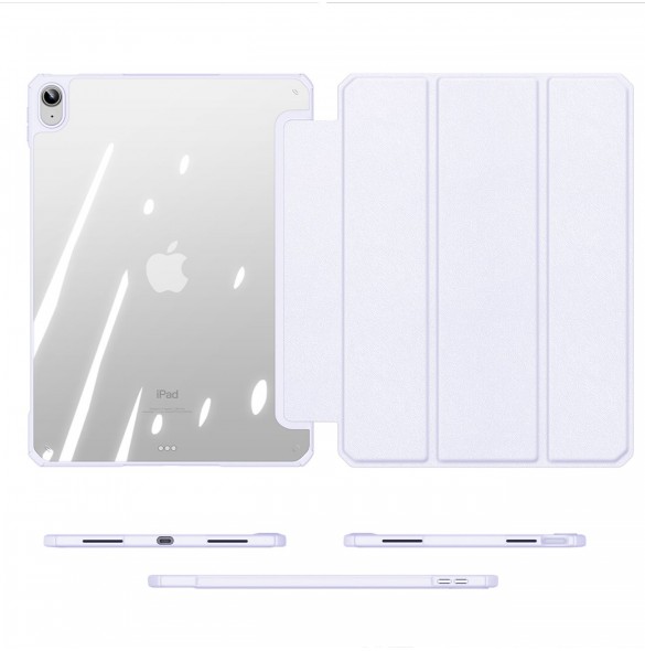Dux Ducis Copa fodral för iPad 10,9'' 2022 (10 gen.) smart skalställ lila