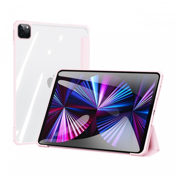 Dux Ducis Copa fodral för iPad Pro 11'' 2020 / iPad Pro 11'' 2018 / iPad Pro 11'' 2021 smart skal med stativ rosa