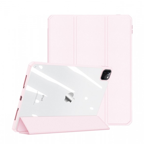 Dux Ducis Copa fodral för iPad Pro 11'' 2020 / iPad Pro 11'' 2018 / iPad Pro 11'' 2021 smart skal med stativ rosa