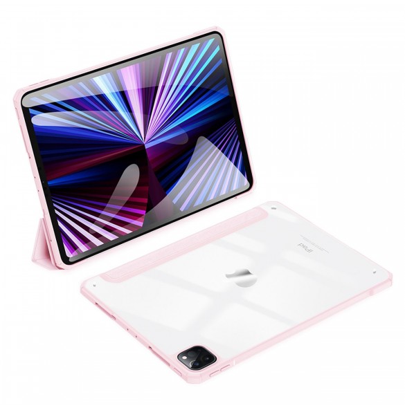 Dux Ducis Copa fodral för iPad Pro 11'' 2020 / iPad Pro 11'' 2018 / iPad Pro 11'' 2021 smart skal med stativ rosa