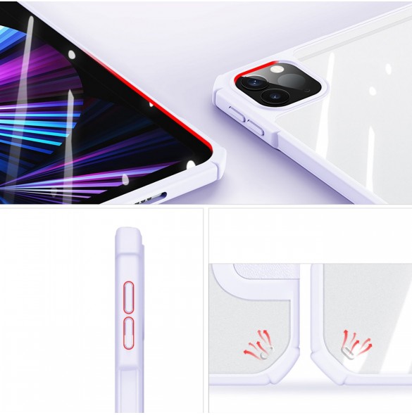 Dux Ducis Copa fodral för iPad Pro 11'' 2020 / iPad Pro 11'' 2018 / iPad Pro 11'' 2021 smart skal med stativ lila