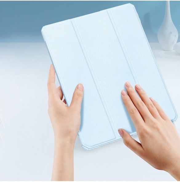 Dux Ducis Copa-fodral för iPad Pro 12,9'' 2021/2020/2018 smart skal med stativ blå
