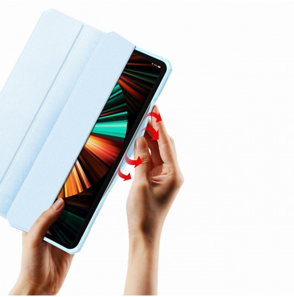 Dux Ducis Copa-fodral för iPad Pro 12,9'' 2021/2020/2018 smart skal med stativ lila