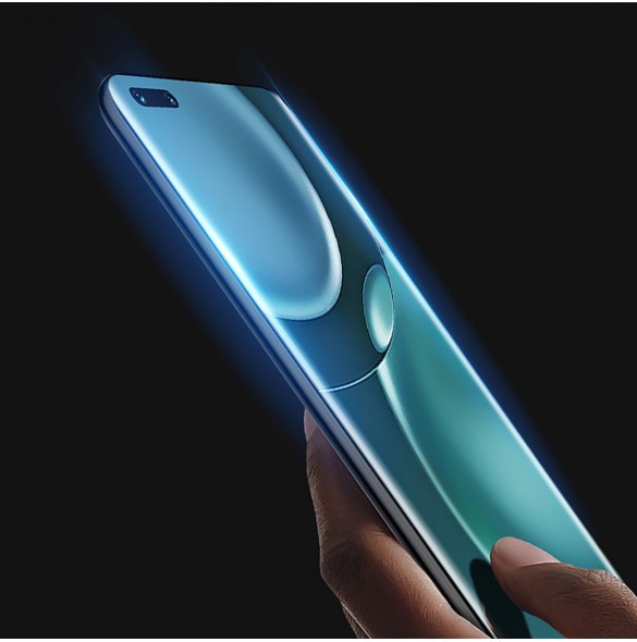 Dux Ducis Curved Glass Härdat glas för Honor Magic4 Pro med svart ram