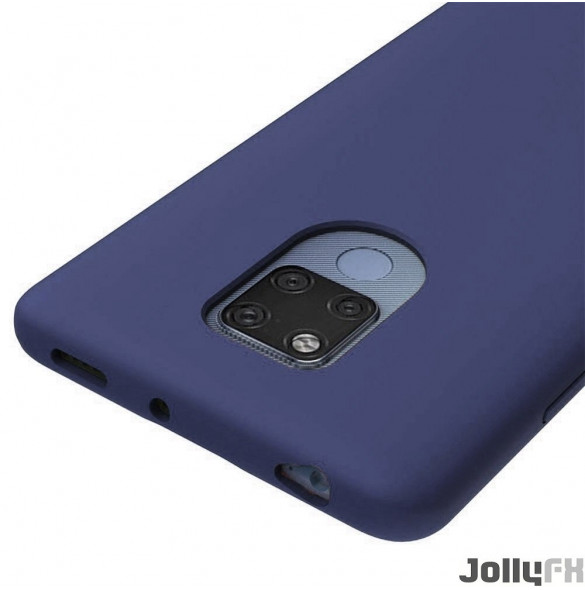 Mörkblå och väldigt snyggt skydd Huawei Mate 20.