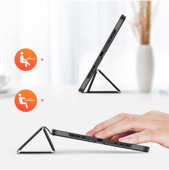 Dux Ducis Domo fodral för Oppo Pad Air smart skalställ svart