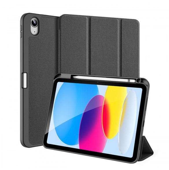 Dux Ducis Domo fodral iPad 10,9'' 2022 (10 gen.) smart skalställ svart
