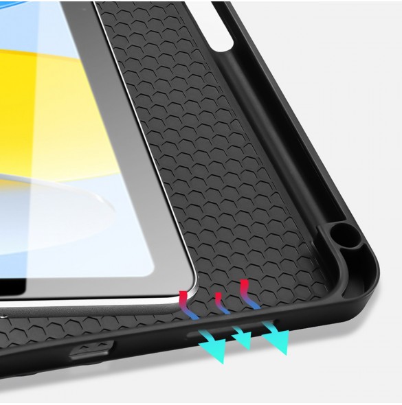 Dux Ducis Domo fodral iPad 10,9'' 2022 (10 gen.) smart skalställ svart