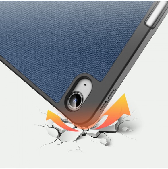 Dux Ducis Domo fodral iPad 10,9'' 2022 (10 gen.) smart skalställ blå