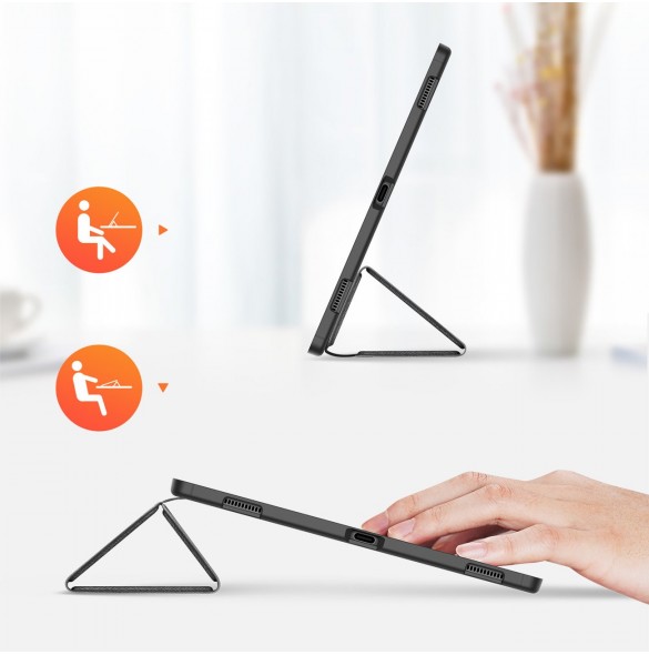 Dux Ducis Domo vikbart skal till surfplatta med Smart Sleep-funktion Samsung Galaxy Tab S8 Ultra ställ svart