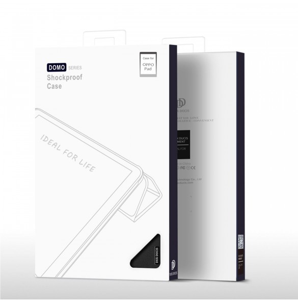 Dux Ducis Domo vikbara tablettfodral med Smart Sleep-funktion Oppo Pad svart