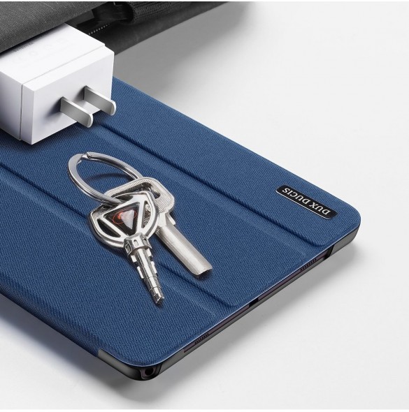 Dux Ducis Domo Foldable Cover Tablettfodral med Smart Sleep Funktion Stativ för Samsung Galaxy Tab A7 10,4'' 2020 Blå