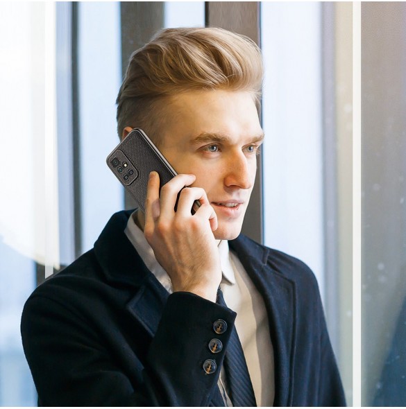 Dux Ducis Fino fodral täckt med nylonmaterial Xiaomi Redmi 10 svart