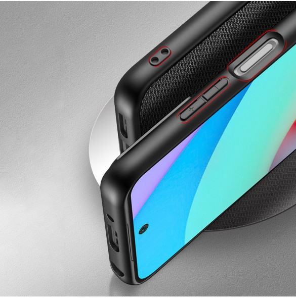 Dux Ducis Fino fodral täckt med nylonmaterial Xiaomi Redmi 10 svart