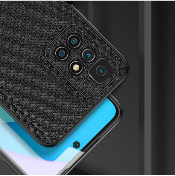 Dux Ducis Fino fodral täckt med nylonmaterial Xiaomi Redmi 10 svart