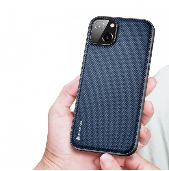 Dux Ducis Fino skal skal iPhone 14 Plus blå nylon