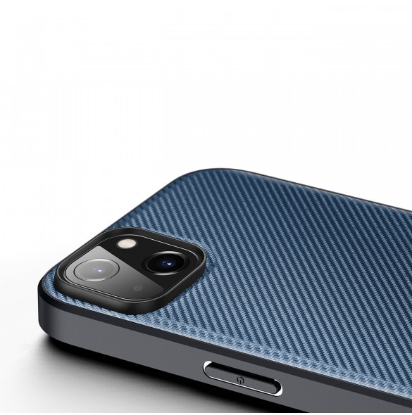 Dux Ducis Fino skal skal iPhone 14 Plus blå nylon