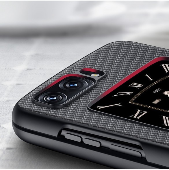 Dux Ducis Fino fodral till Motorola Razr 2022 skal med silikonram svart