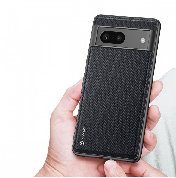 Dux Ducis Fino fodral Google Pixel 7 skal med silikonram svart