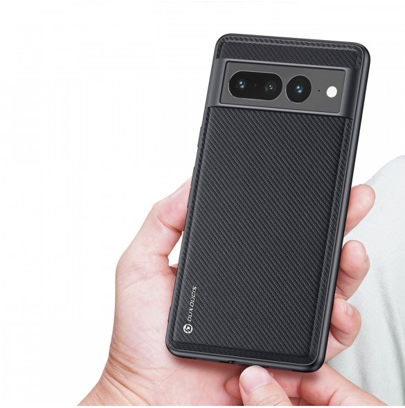 Dux Ducis Fino fodral Google Pixel 7 Pro skal med silikonram svart