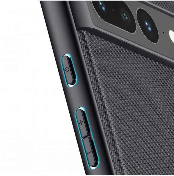 Dux Ducis Fino fodral Google Pixel 7 Pro skal med silikonram svart