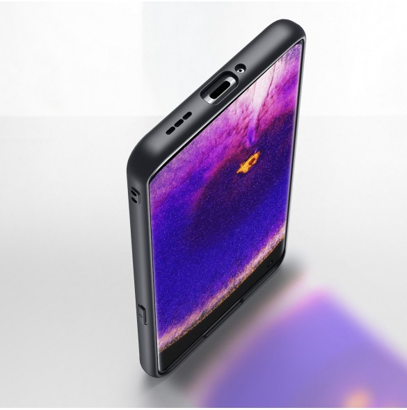 Dux Ducis Fino fodral är täckt med nylonmaterial Oppo Find X5 svart