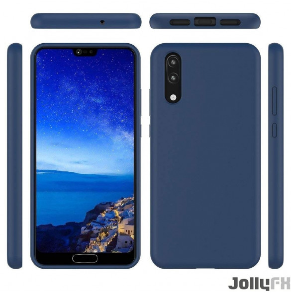 Mörkblå och väldigt snyggt skydd Huawei P20.