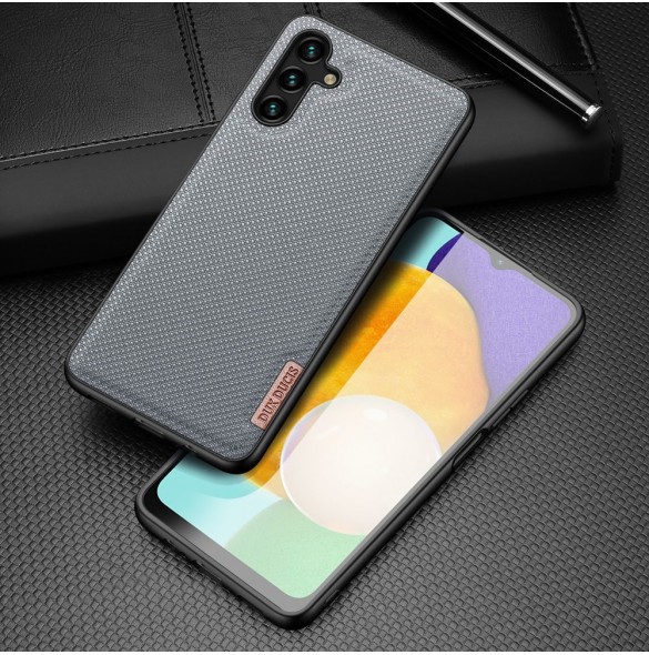 Dux Ducis Fino fodral är tillverkat av nylonmaterial för Samsung Galaxy A13 5G blå
