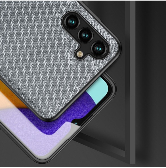 Dux Ducis Fino fodral är tillverkat av nylonmaterial för Samsung Galaxy A13 5G blå