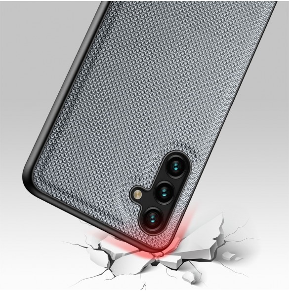 Dux Ducis Fino fodral är tillverkat av nylonmaterial för Samsung Galaxy A13 5G blå