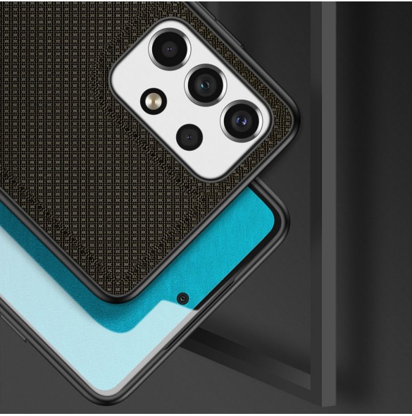 Dux Ducis Fino fodral är tillverkat av nylonmaterial för Samsung Galaxy A73 grön