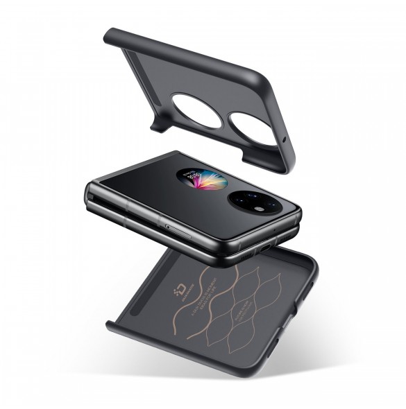Dux Ducis Fino fodral är tillverkat av nylonmaterial Huawei P50 Pocket blå