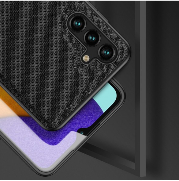 Dux Ducis Fino fodral är nylonklädd Samsung Galaxy A13 5G svart