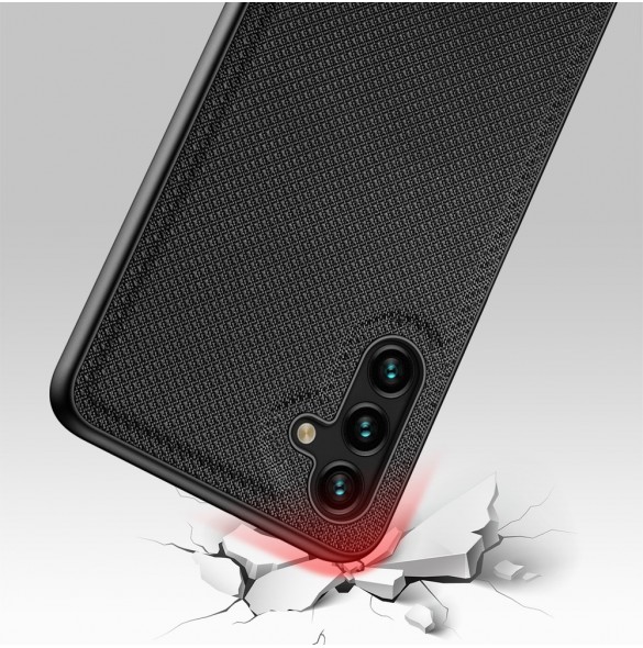 Dux Ducis Fino fodral är nylonklädd Samsung Galaxy A13 5G svart