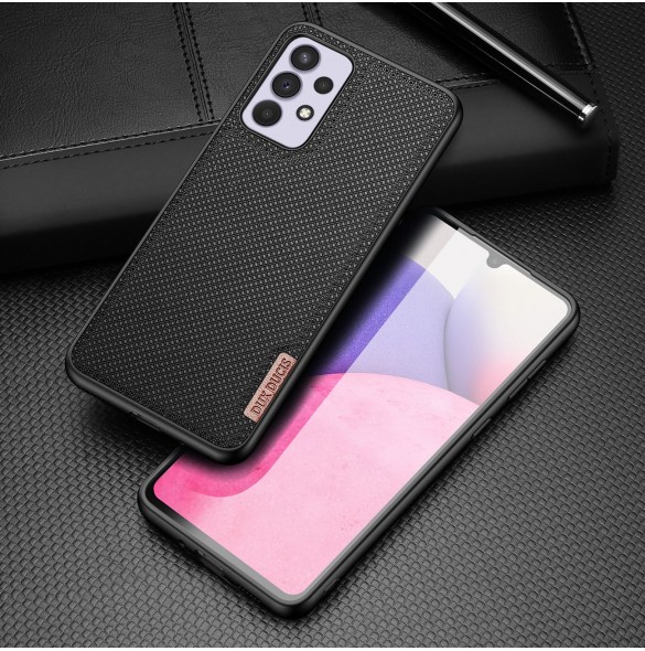 Dux Ducis Fino fodral är nylonklädd Samsung Galaxy A33 5G svart